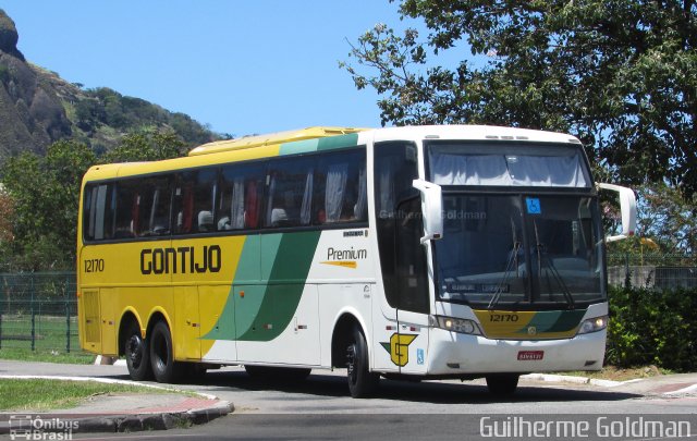 Empresa Gontijo de Transportes 12170 na cidade de Vitória, Espírito Santo, Brasil, por Guilherme Goldman. ID da foto: 5623747.