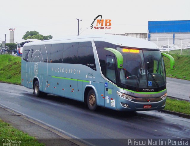 Viação Garcia 16793 na cidade de Campinas, São Paulo, Brasil, por Prisco Martin Pereira. Número da foto: #5622701.