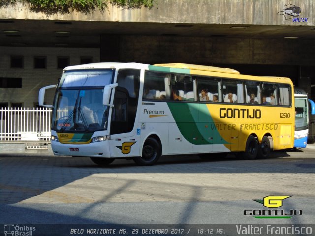 Empresa Gontijo de Transportes 12510 na cidade de Belo Horizonte, Minas Gerais, Brasil, por Valter Francisco. Número da foto: #5624059.