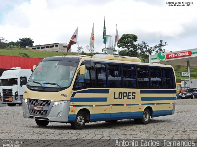 Viação Lopes 640 na cidade de João Monlevade, Minas Gerais, Brasil, por Antonio Carlos Fernandes. Número da foto: #5647225.