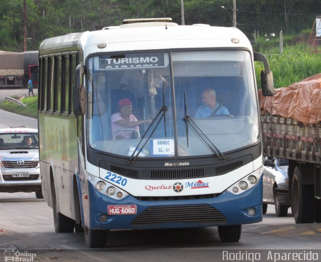 Viação Queluz de Minas 2220 na cidade de Conselheiro Lafaiete, Minas Gerais, Brasil, por Rodrigo  Aparecido. Número da foto: #5648852.