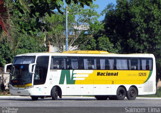 Viação Nacional 12935 na cidade de Teixeira de Freitas, Bahia, Brasil, por Saimom  Lima. ID da foto: 5648484.