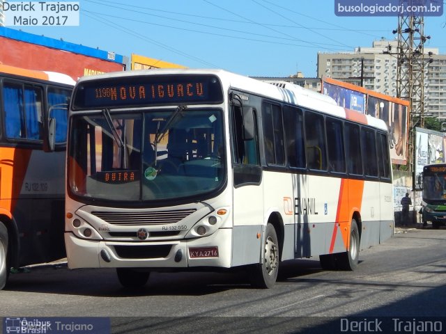 Evanil Transportes e Turismo RJ 132.050 na cidade de Nova Iguaçu, Rio de Janeiro, Brasil, por Derick  Trajano. Número da foto: #5649070.