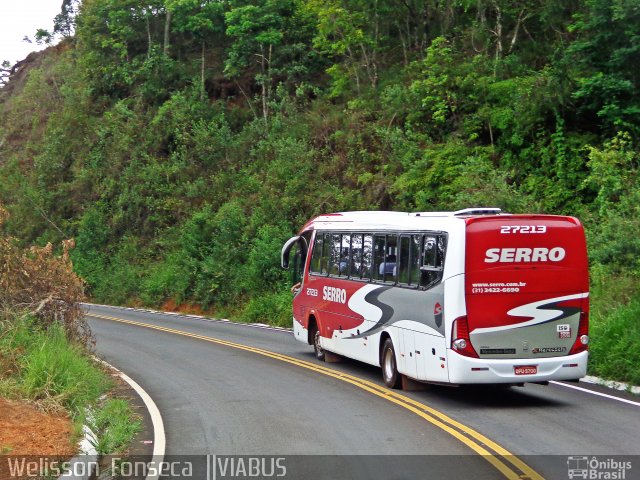 Viação Serro 27213 na cidade de Conceição do Mato Dentro, Minas Gerais, Brasil, por Welisson  Oliveira. ID da foto: 5649023.