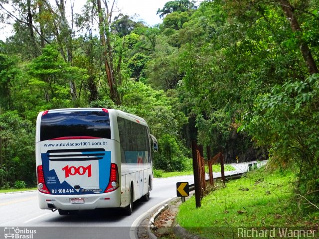 Auto Viação 1001 RJ 108.414 na cidade de Cachoeiras de Macacu, Rio de Janeiro, Brasil, por Richard Wagner. ID da foto: 5648339.