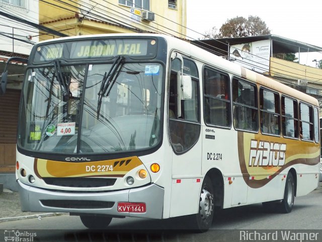 Transportes Fabio's DC 2.274 na cidade de Duque de Caxias, Rio de Janeiro, Brasil, por Richard Wagner. ID da foto: 5648295.