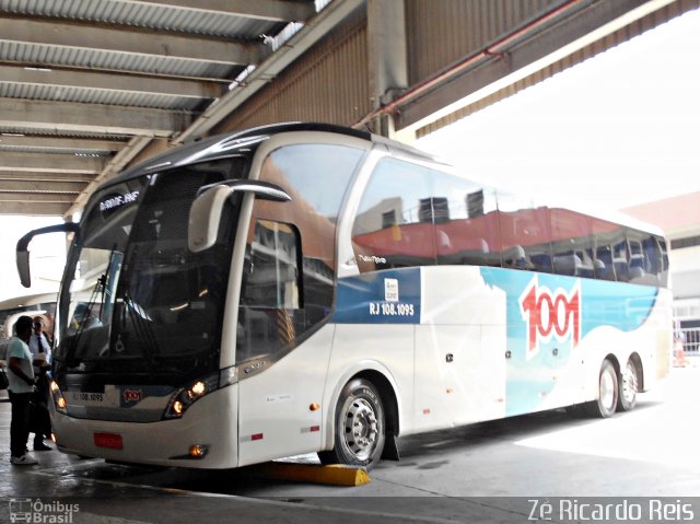 Auto Viação 1001 RJ 108.1095 na cidade de Rio de Janeiro, Rio de Janeiro, Brasil, por Zé Ricardo Reis. Número da foto: #5649637.