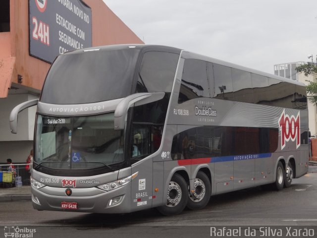 Auto Viação 1001 RJ 108.508 na cidade de Rio de Janeiro, Rio de Janeiro, Brasil, por Rafael da Silva Xarão. Número da foto: #5651625.