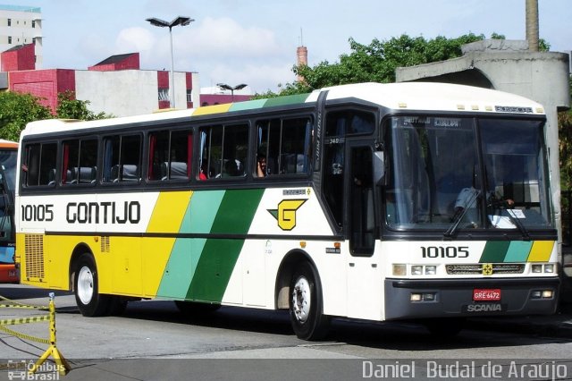 Empresa Gontijo de Transportes 10105 na cidade de São Paulo, São Paulo, Brasil, por Daniel Budal de Araújo. ID da foto: 5651670.