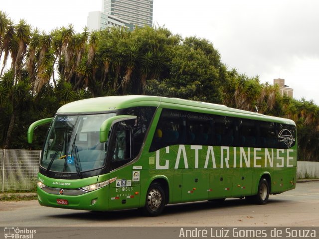 Auto Viação Catarinense 3344 na cidade de Curitiba, Paraná, Brasil, por André Luiz Gomes de Souza. ID da foto: 5650672.