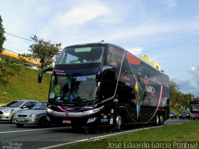 Nova América Turismo 1100 na cidade de Campinas, São Paulo, Brasil, por José Eduardo Garcia Pontual. Número da foto: #5651194.
