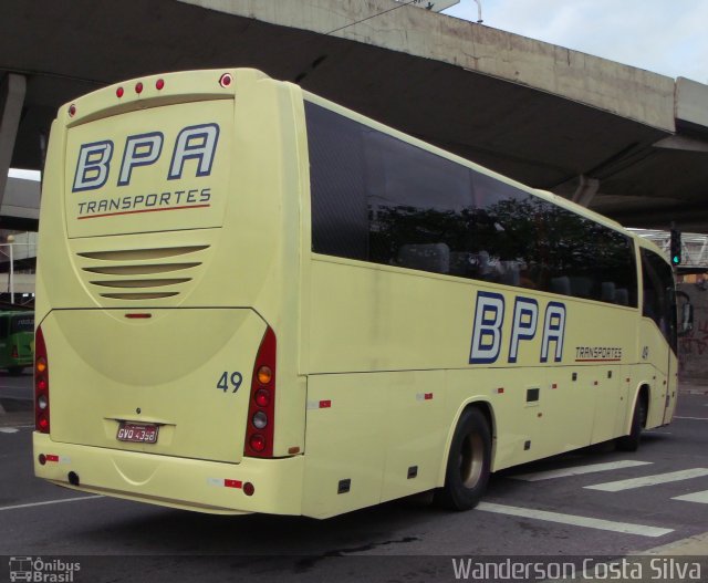 BPA Transportes 49 na cidade de Belo Horizonte, Minas Gerais, Brasil, por Wanderson Costa Silva. ID da foto: 5652784.