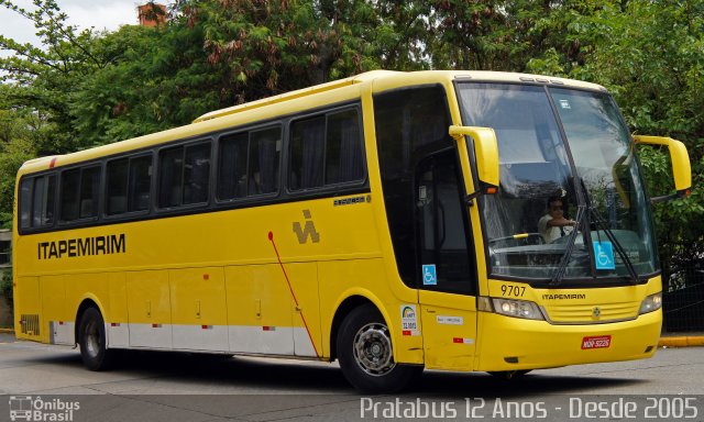 Viação Itapemirim 9707 na cidade de São Paulo, São Paulo, Brasil, por Cristiano Soares da Silva. ID da foto: 5652574.