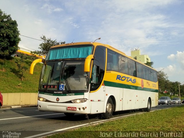 RodeRotas - Rotas de Viação do Triângulo 52703 na cidade de Campinas, São Paulo, Brasil, por José Eduardo Garcia Pontual. Número da foto: #5654139.