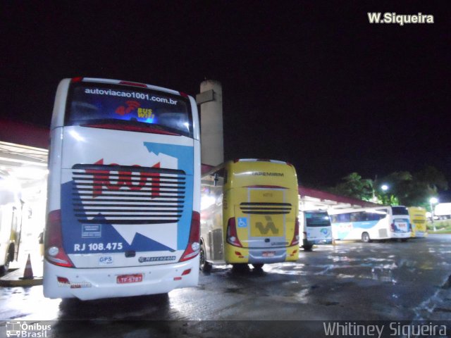 Auto Viação 1001 RJ 108.475 na cidade de Queluz, São Paulo, Brasil, por Whitiney Siqueira. Número da foto: #5652360.