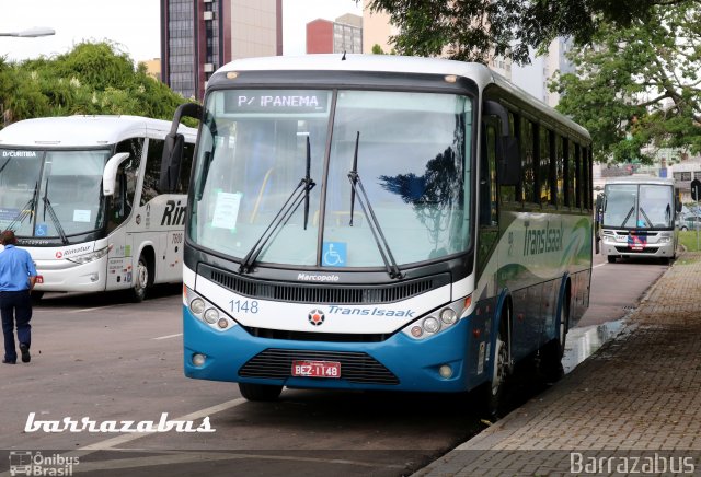 Trans Isaak Turismo 1148 na cidade de Curitiba, Paraná, Brasil, por Rodrigo Barraza. Número da foto: #5655300.