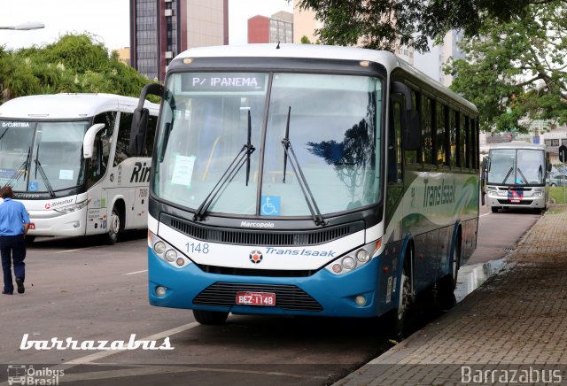 Trans Isaak Turismo 1148 na cidade de Curitiba, Paraná, Brasil, por Rodrigo Barraza. ID da foto: 5655300.