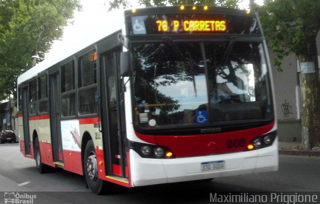 COETC - Cooperativa de Obreros y Empleados del Transporte Coletivo 208 na cidade de , por Maximiliano Priggione  Maximilianopriggione. Número da foto: #5654680.