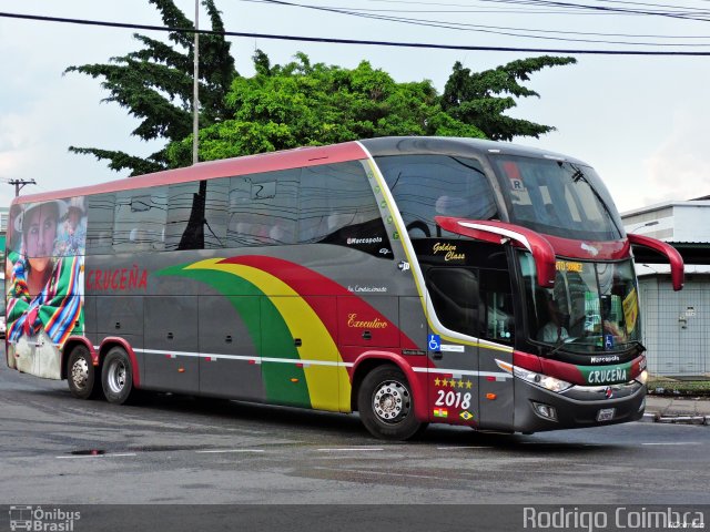 Autobuses Cruceña 2018 na cidade de São Paulo, São Paulo, Brasil, por Rodrigo Coimbra. ID da foto: 5655177.