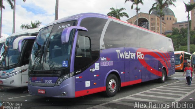 Twister Rio Transporte e Turismo 2020 na cidade de Aparecida, São Paulo, Brasil, por Alex Ramos Ribeiro. ID da foto: 5656317.