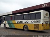 Empresa Gontijo de Transportes 10235 na cidade de Coronel Fabriciano, Minas Gerais, Brasil, por Joase Batista da Silva. ID da foto: :id.