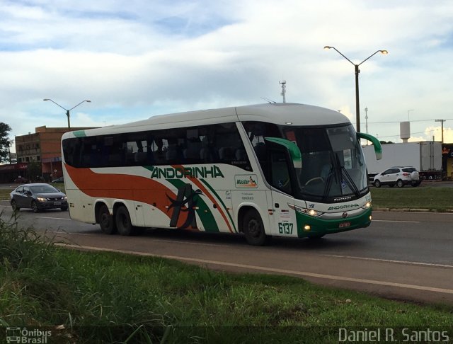 Empresa de Transportes Andorinha 6137 na cidade de Abadiânia, Goiás, Brasil, por Daniel Rocha dos Santos. ID da foto: 5658022.