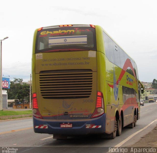 Shalom Tur 3000 na cidade de Conselheiro Lafaiete, Minas Gerais, Brasil, por Rodrigo  Aparecido. Número da foto: #5658597.