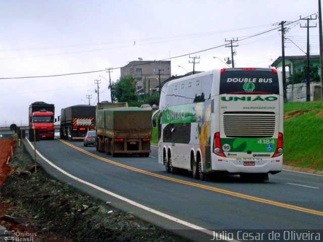 Empresa União de Transportes 4184 na cidade de Imbaú, Paraná, Brasil, por Júlio César de Oliveira. ID da foto: 5659080.