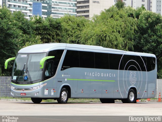 Viação Garcia 8114 na cidade de Curitiba, Paraná, Brasil, por Diogo Viec. ID da foto: 5658814.