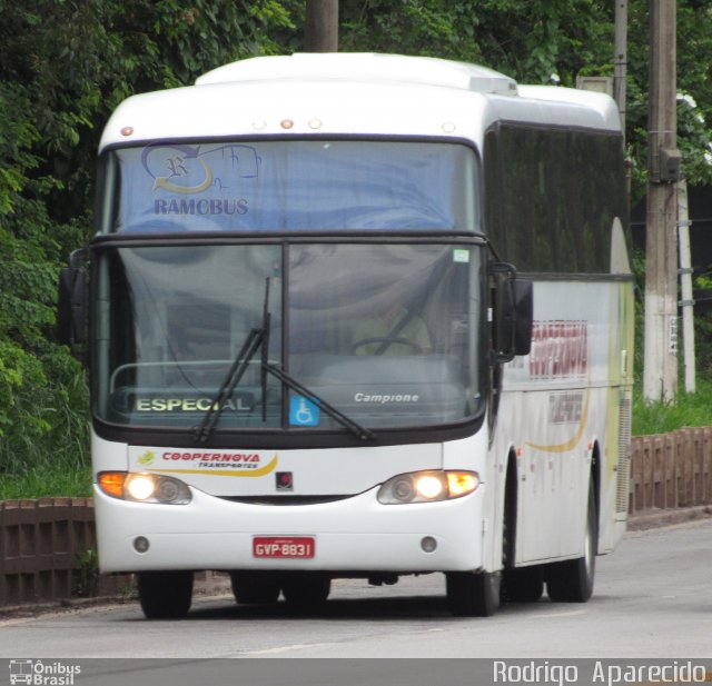 CooperNova Transportes 8831 na cidade de Conselheiro Lafaiete, Minas Gerais, Brasil, por Rodrigo  Aparecido. ID da foto: 5658614.