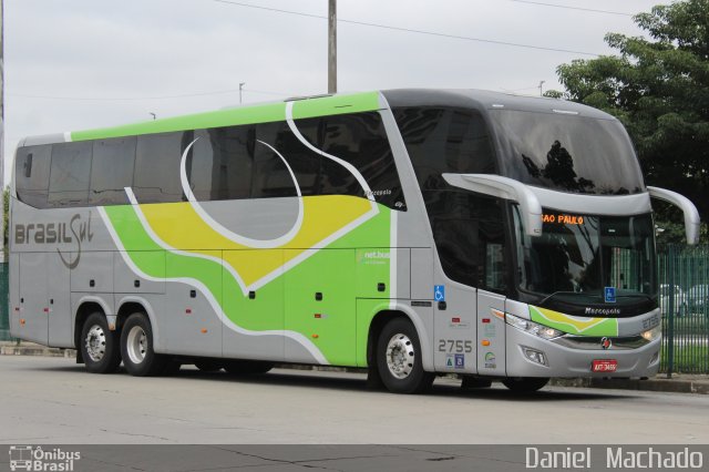 Brasil Sul Linhas Rodoviárias 2755 na cidade de São Paulo, São Paulo, Brasil, por Daniel  Machado. ID da foto: 5657374.