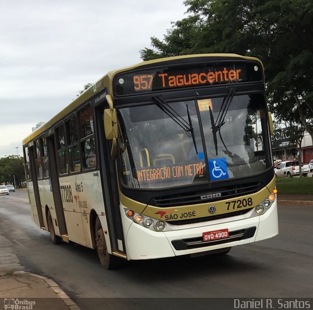 Expresso São José 77208 na cidade de Taguatinga, Distrito Federal, Brasil, por Daniel Rocha dos Santos. Número da foto: #5658051.