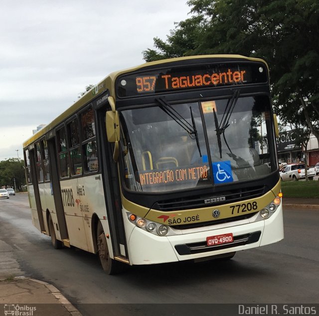 Expresso São José 77208 na cidade de Taguatinga, Distrito Federal, Brasil, por Daniel Rocha dos Santos. ID da foto: 5658051.