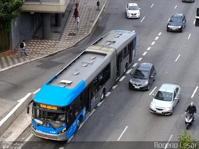 Viação Cidade Dutra 6 1546 na cidade de São Paulo, São Paulo, Brasil, por Rogério César. ID da foto: 5657455.