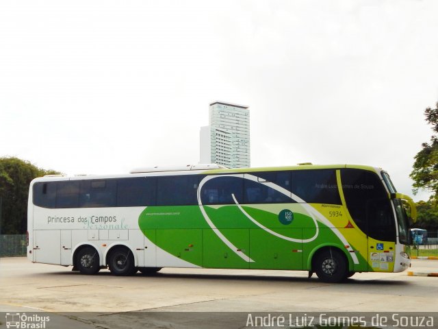 Expresso Princesa dos Campos 5934 na cidade de Curitiba, Paraná, Brasil, por André Luiz Gomes de Souza. Número da foto: #5658751.
