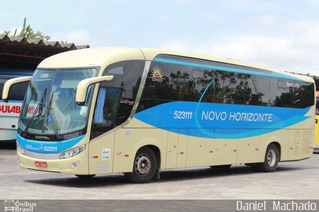 Viação Novo Horizonte 523111 na cidade de Vitória da Conquista, Bahia, Brasil, por Daniel  Machado. Número da foto: #5660765.