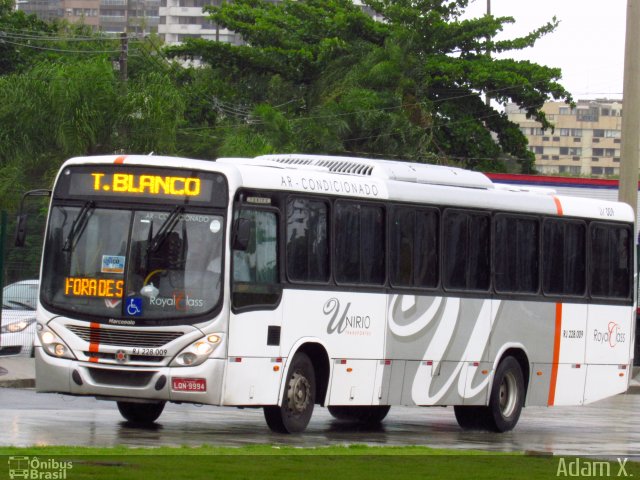 UniRio Transportes RJ 228.009 na cidade de Rio de Janeiro, Rio de Janeiro, Brasil, por Adam Xavier Rodrigues Lima. ID da foto: 5659648.