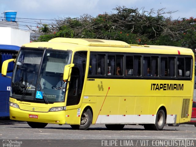 Viação Itapemirim 9707 na cidade de Vitória da Conquista, Bahia, Brasil, por Filipe Lima. Número da foto: #5660734.