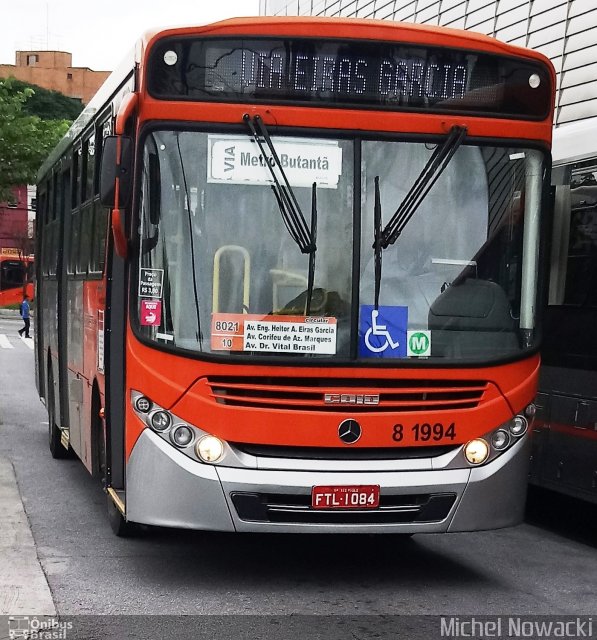 TRANSPPASS - Transporte de Passageiros 8 1994 na cidade de São Paulo, São Paulo, Brasil, por Michel Nowacki. Número da foto: #5659347.