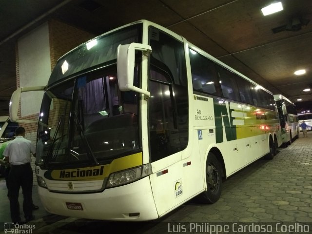 Viação Nacional 12435 na cidade de Belo Horizonte, Minas Gerais, Brasil, por Luis Philippe Cardoso Coelho. ID da foto: 5660090.