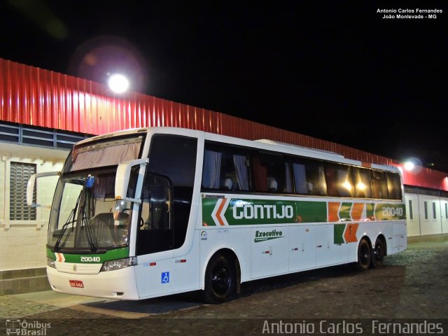 Empresa Gontijo de Transportes 20040 na cidade de João Monlevade, Minas Gerais, Brasil, por Antonio Carlos Fernandes. ID da foto: 5661327.