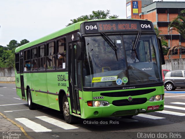 SOGAL - Sociedade de Ônibus Gaúcha Ltda. 094 na cidade de Canoas, Rio Grande do Sul, Brasil, por Otávio dos Reis . ID da foto: 5662358.