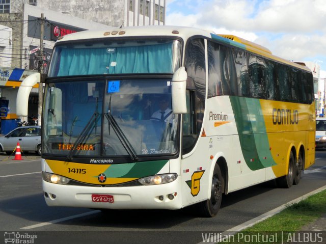 Empresa Gontijo de Transportes 14115 na cidade de Feira de Santana, Bahia, Brasil, por Willian Pontual. Número da foto: #5659649.