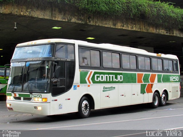 Empresa Gontijo de Transportes 11250 na cidade de Belo Horizonte, Minas Gerais, Brasil, por Lucas Vieira. ID da foto: 5664294.