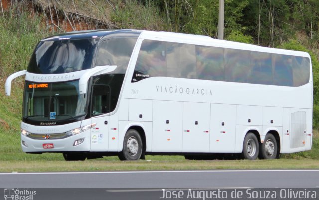 Viação Garcia 7077 na cidade de Paracambi, Rio de Janeiro, Brasil, por José Augusto de Souza Oliveira. Número da foto: #5664559.