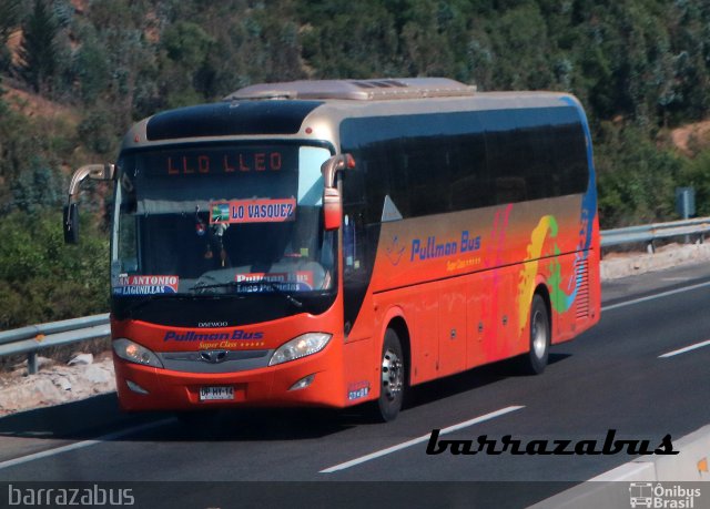 Pullman Bus 34 na cidade de Santiago, Santiago, Metropolitana de Santiago, Chile, por Rodrigo Barraza. ID da foto: 5664237.