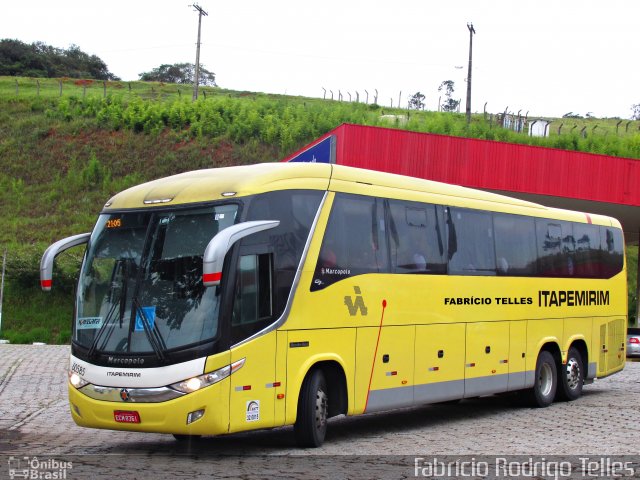 Viação Itapemirim 60585 na cidade de João Monlevade, Minas Gerais, Brasil, por Fabrício Rodrigo Telles. ID da foto: 5664970.