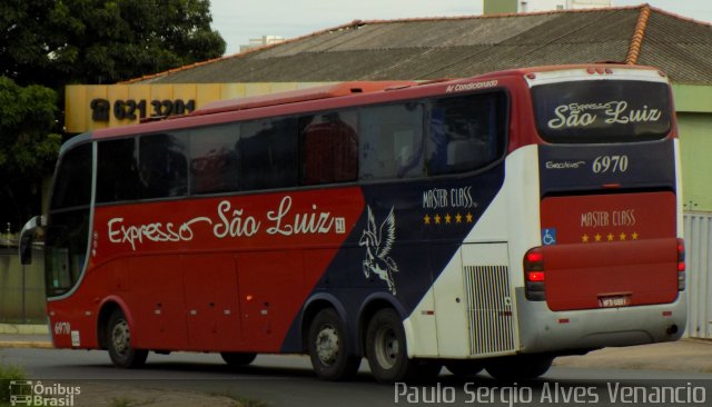 Expresso São Luiz 6970 na cidade de Cuiabá, Mato Grosso, Brasil, por Paulo Sergio Alves Venancio. Número da foto: #5663970.