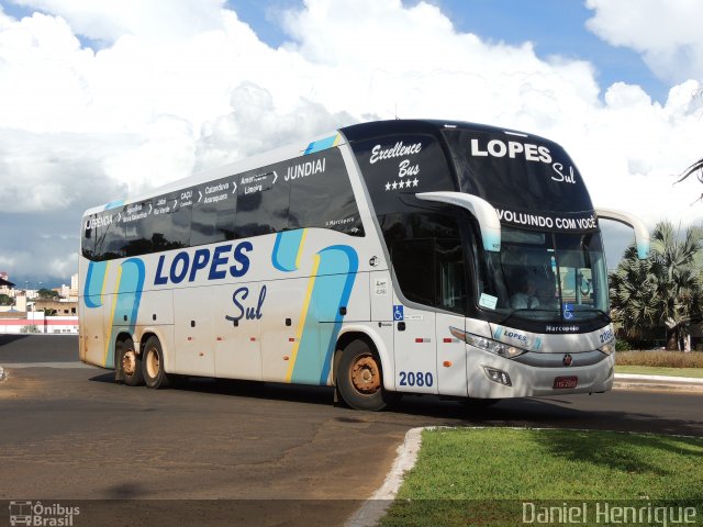 LopeSul Transportes - Lopes e Oliveira Transportes e Turismo - Lopes Sul 2080 na cidade de Rio Verde, Goiás, Brasil, por Daniel Henrique. Número da foto: #5666585.