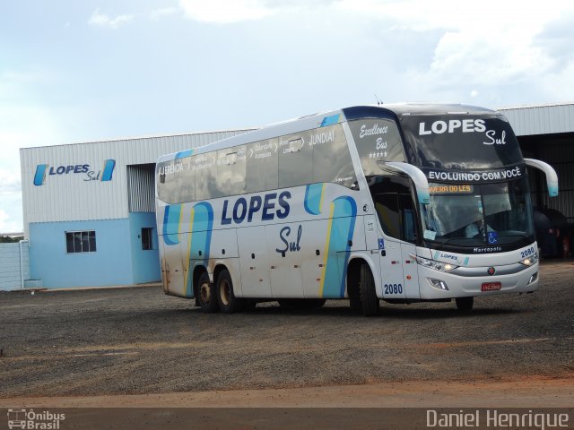 LopeSul Transportes - Lopes e Oliveira Transportes e Turismo - Lopes Sul 2080 na cidade de Rio Verde, Goiás, Brasil, por Daniel Henrique. Número da foto: #5666594.